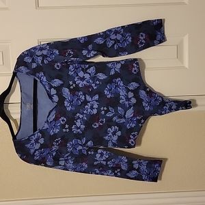 PINK - Floral Thong Bodysuit